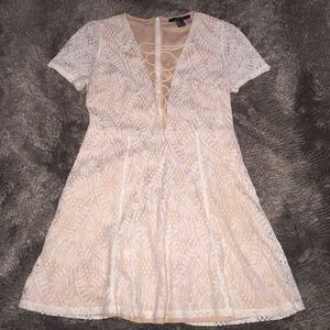 White lace dress